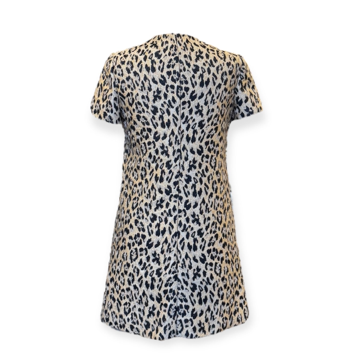 VALENTINO Metallic Animal Print Dress | Size 6