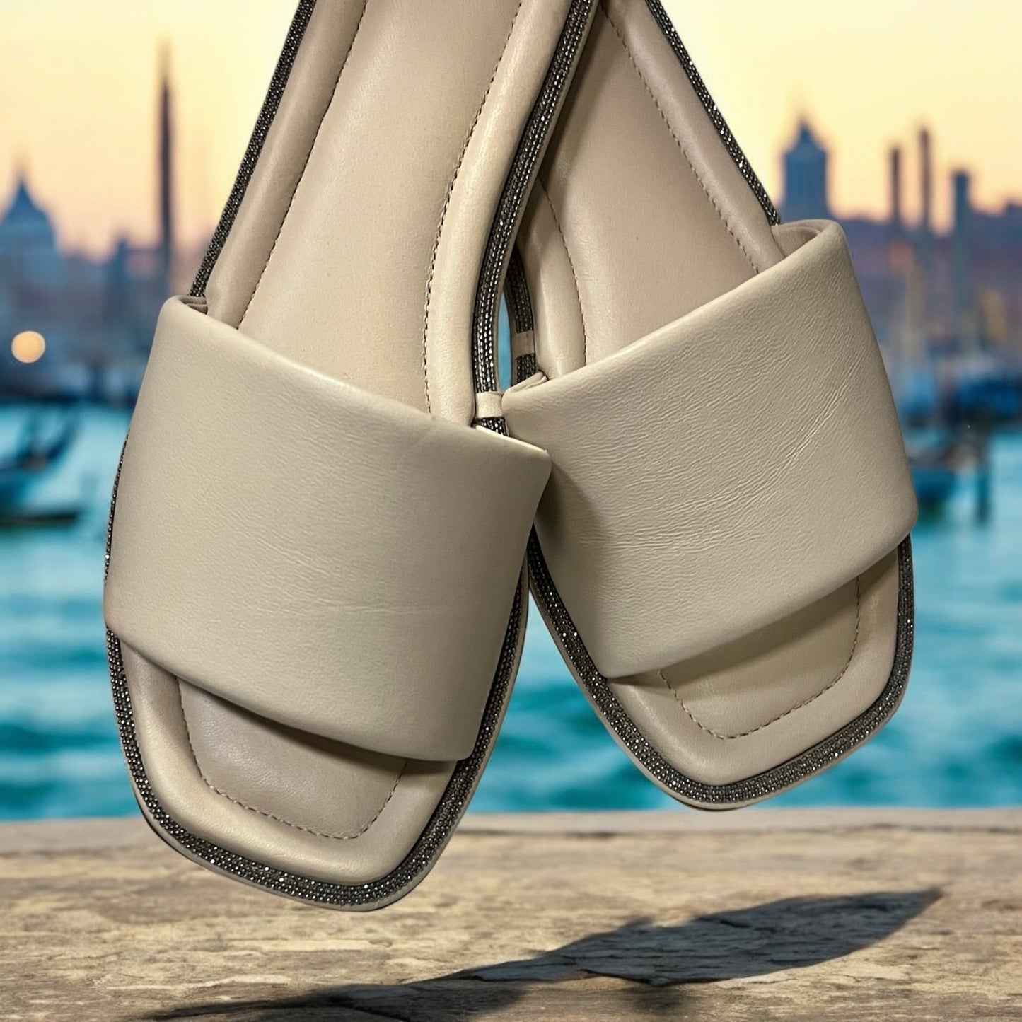 BRUNELLO CUCINELLI Monili Slide Sandals | 38
