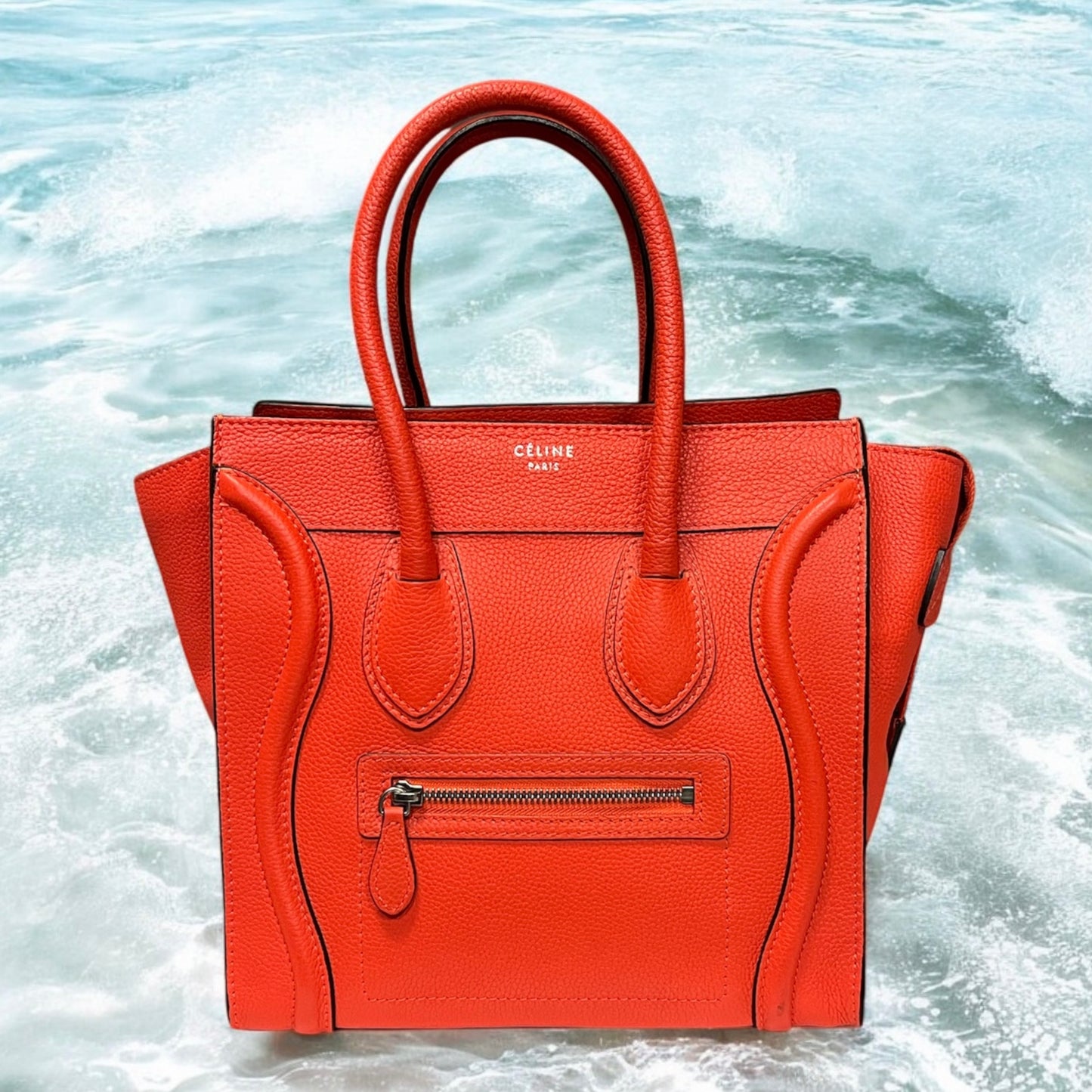 CELINE Micro Luggage | Coral