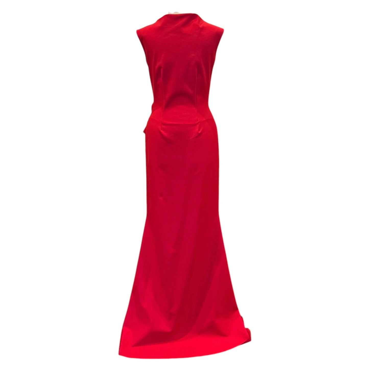 CHIARA BONI Sleeveless Ruffle Gown | Size 8