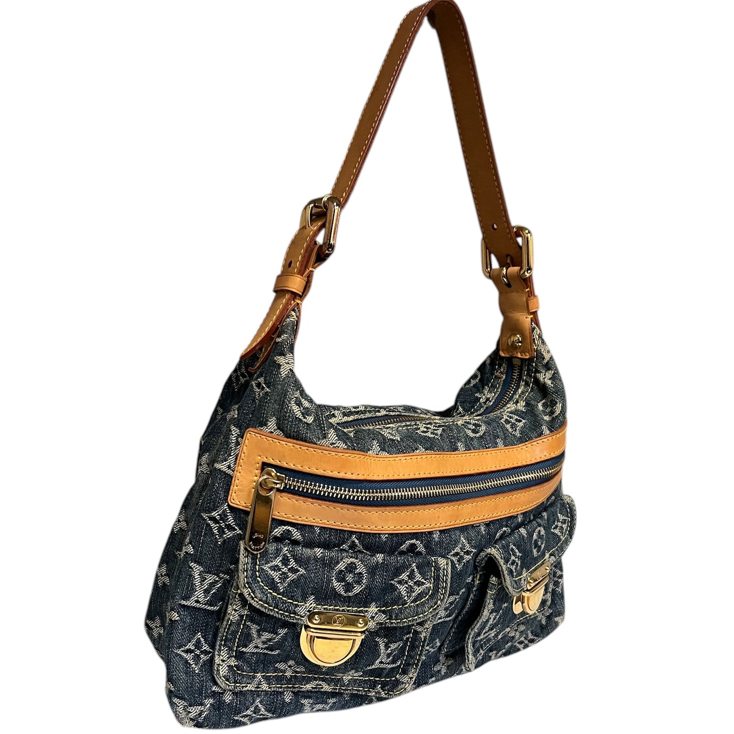 LOUIS VUITTON Denim Baggy PM
