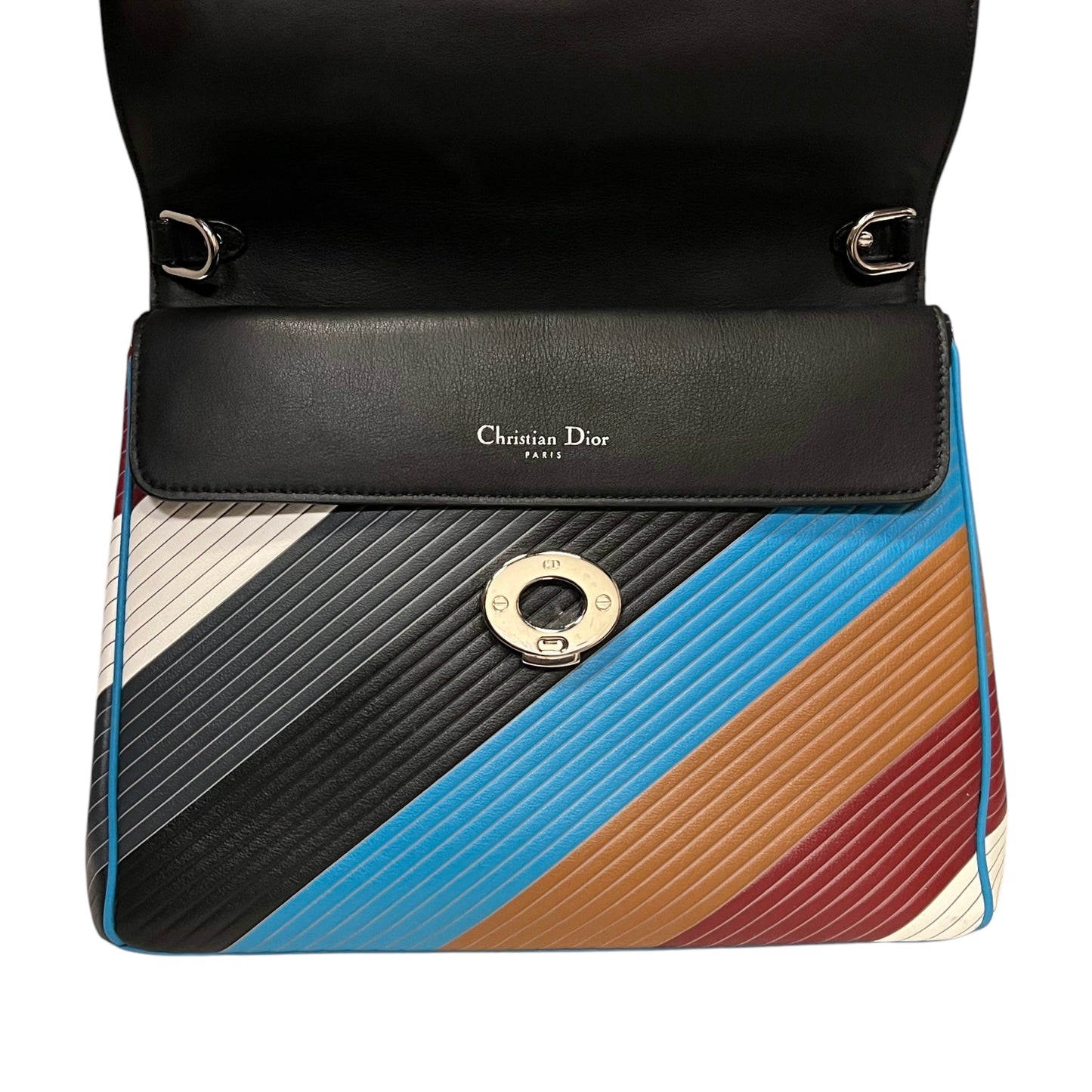 DIOR Be Dior Pleated Top Handle Handbag
