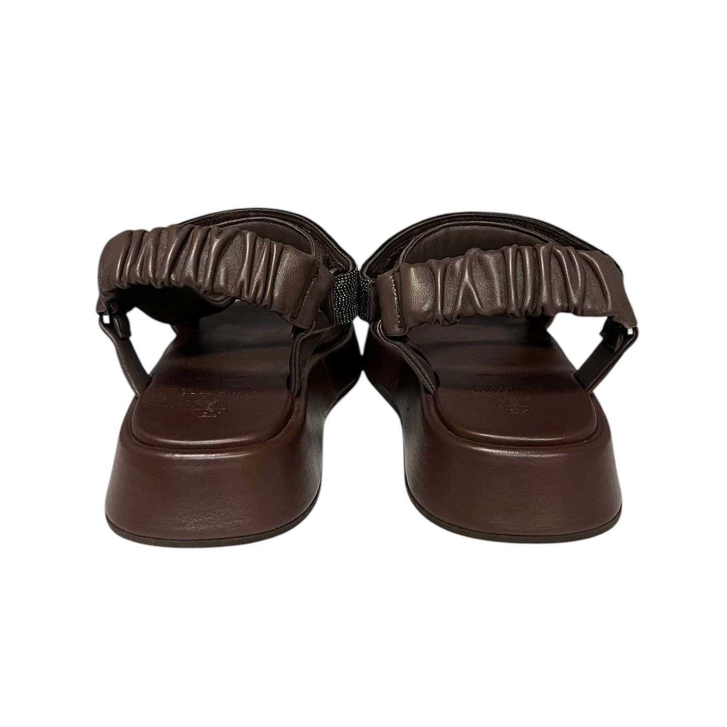 BRUNELLO CUCINELLI Monili Dad Sandals | Size 40