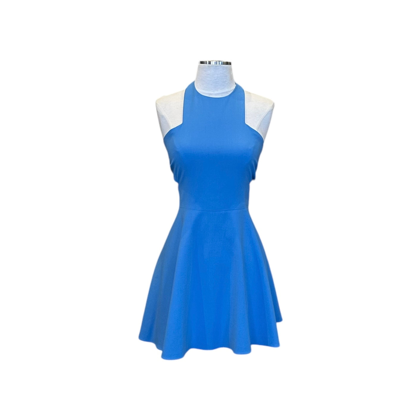 ELIZABETH + JAMES Halter Fit & Flair Dress