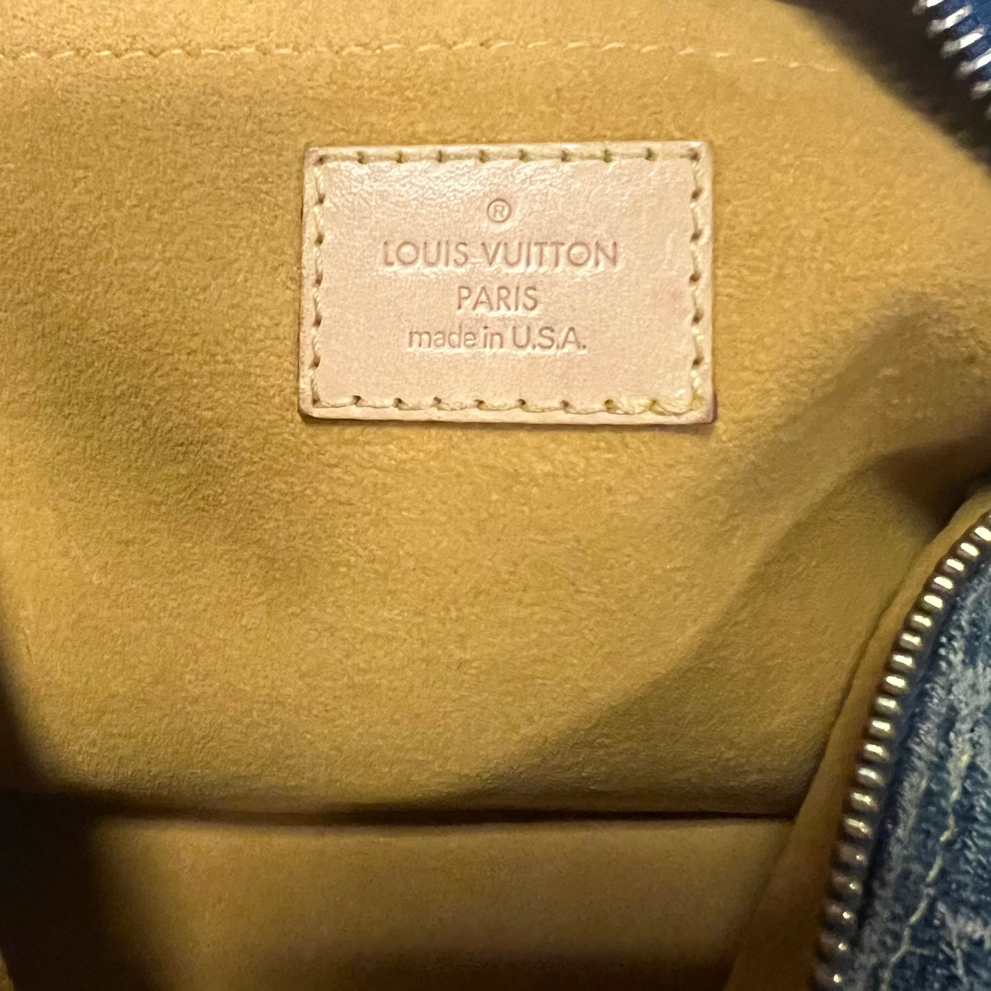 LOUIS VUITTON Denim Baggy PM