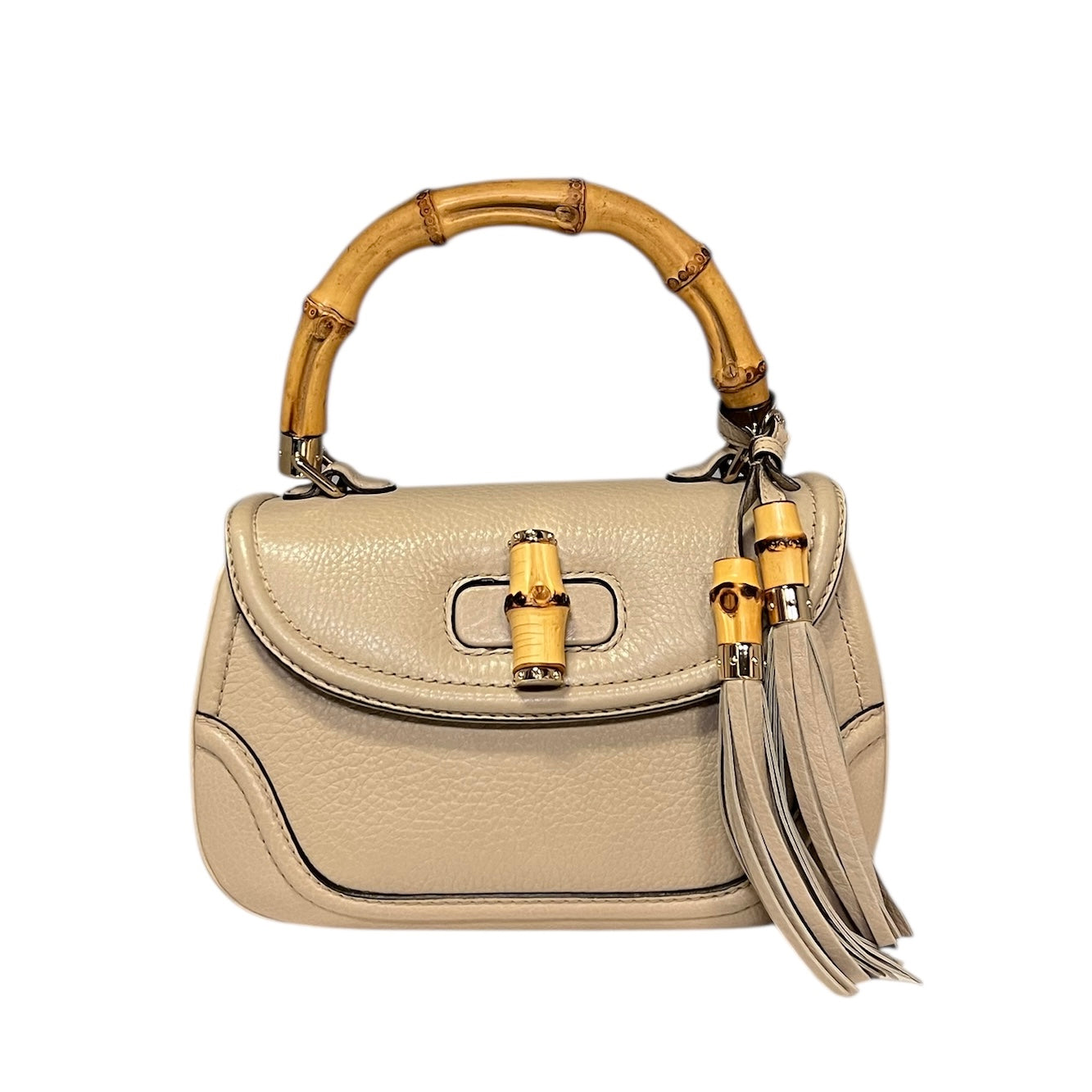 GUCCI Bamboo Top Handle Shoulder Bag