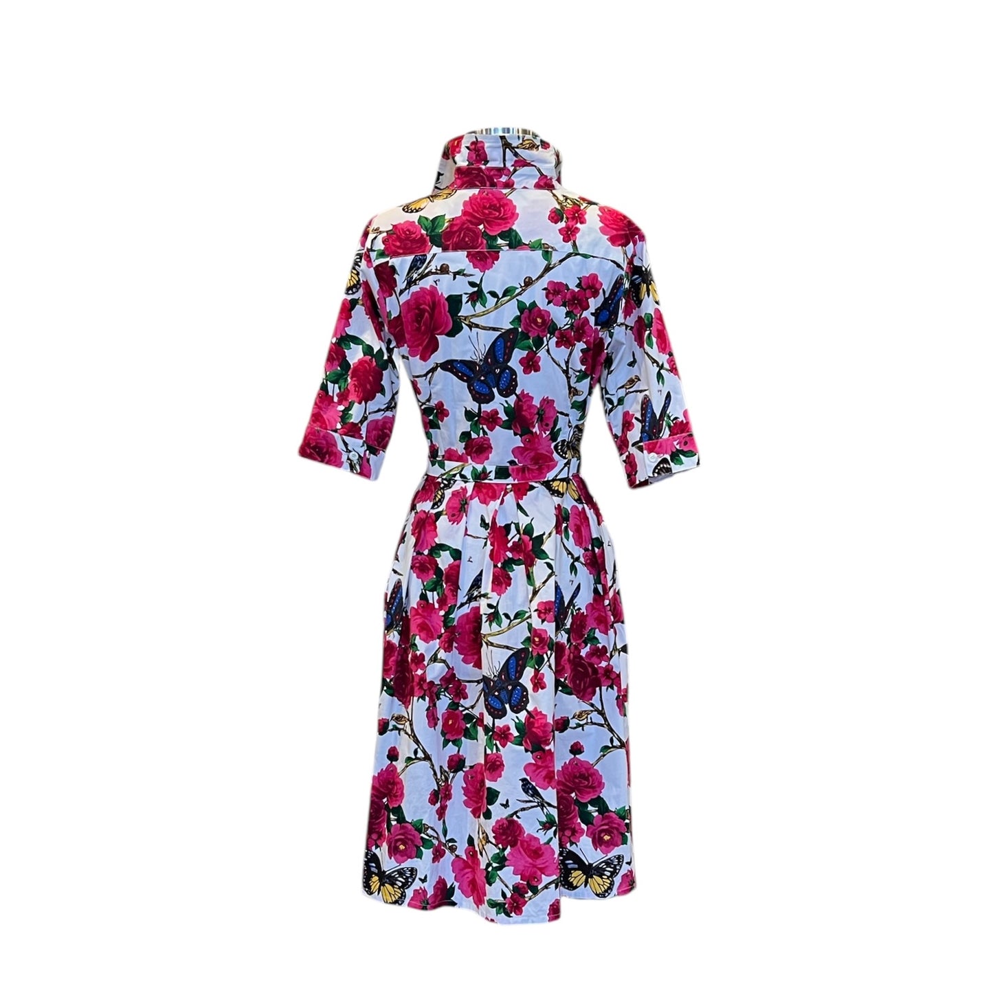 SAMANTHA SUNG Floral Butterfly Dress | Size 8