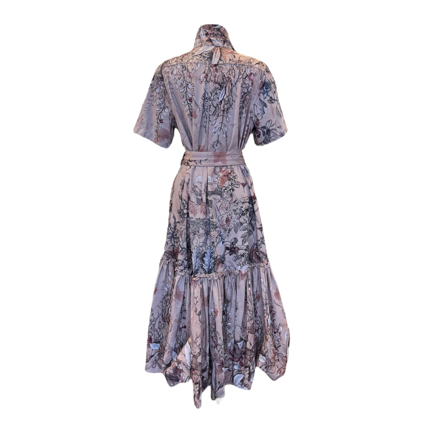 DIOR Floral Dress + Belt | Size 42 (6)