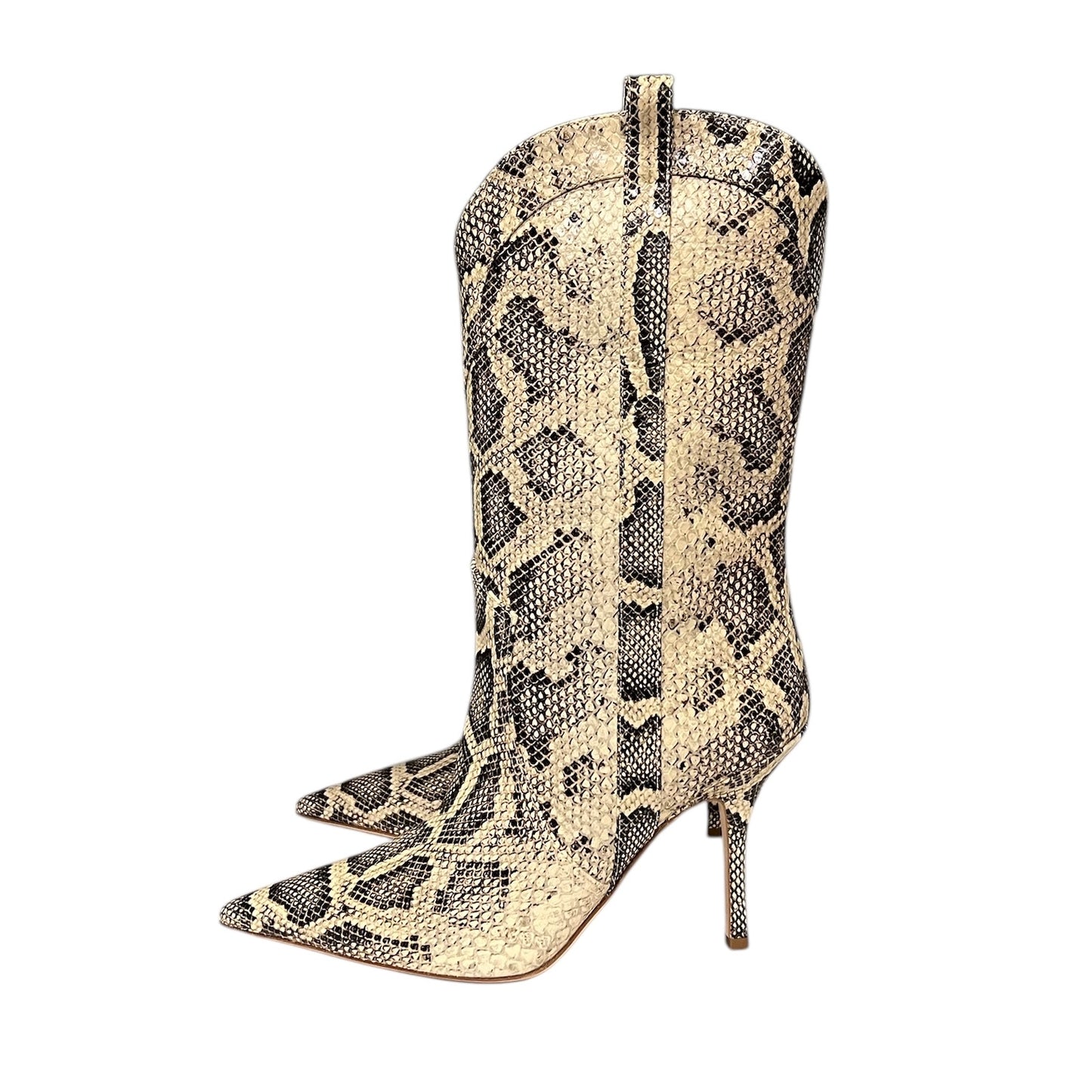 PARIS TEXAS Python Print Boots | Size 41