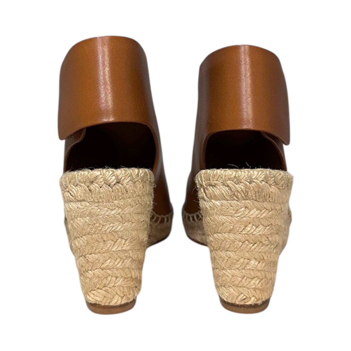 CELINE Slingback Espadrille Wedges in Scotch | 35