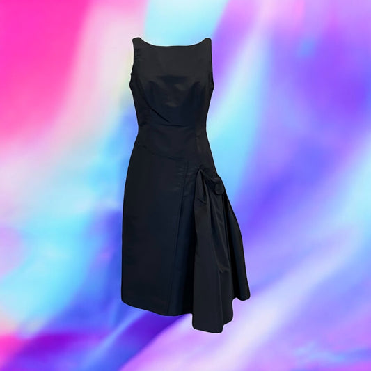 CAROLINA HERRERA Ruched Pocket Cocktail Dress | 6