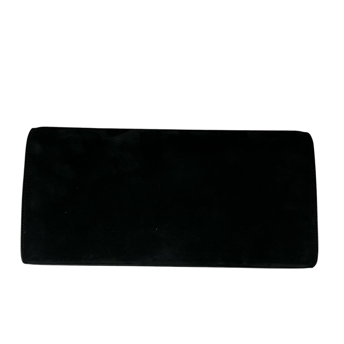 SAINT LAURENT Kate Tassel Clutch in Black Suede