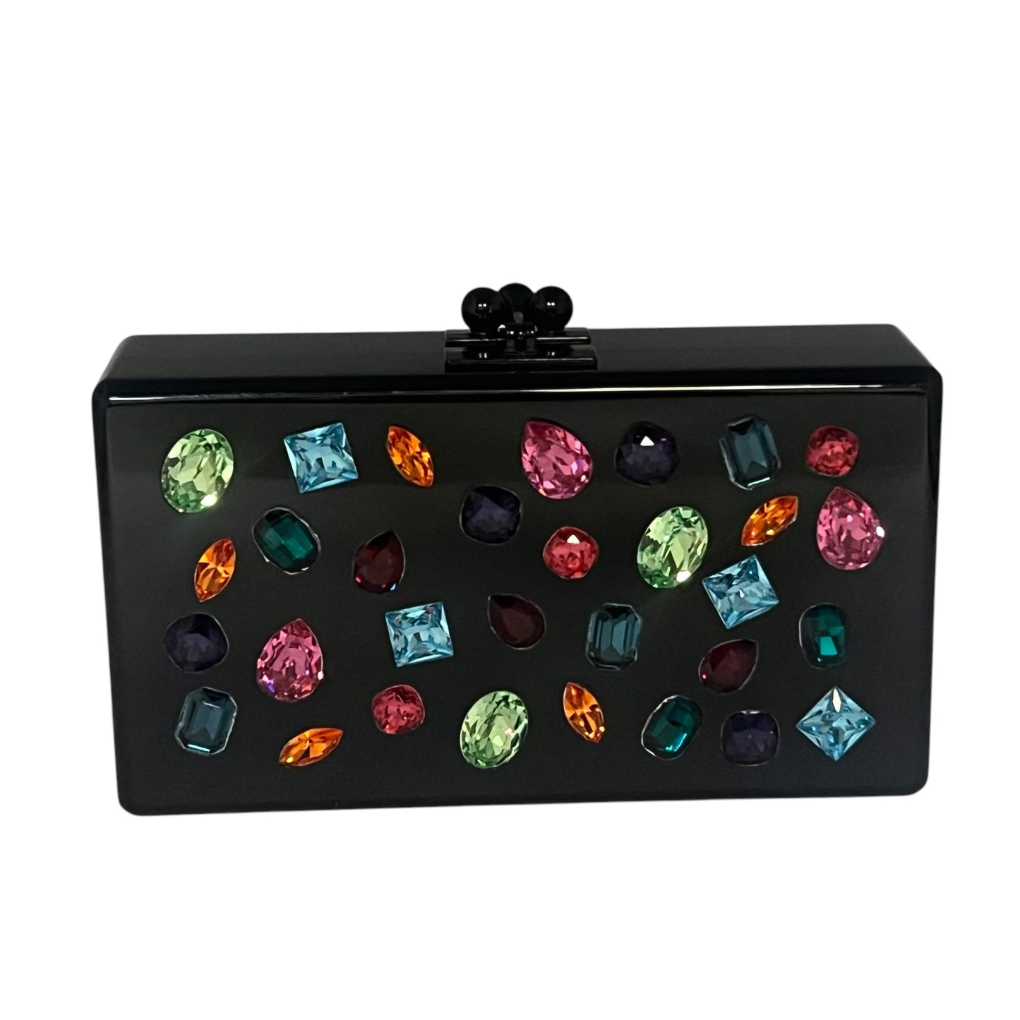 EDIE PARKER Jeweled Acrylic Clutch