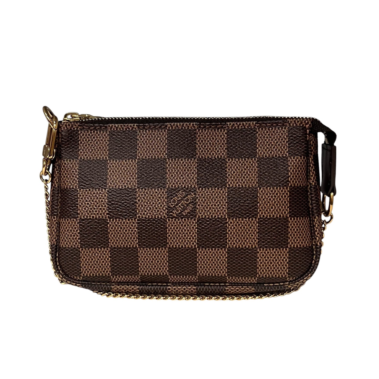 LOUIS VUITTON Pochette Accessoires in Damier Ebene