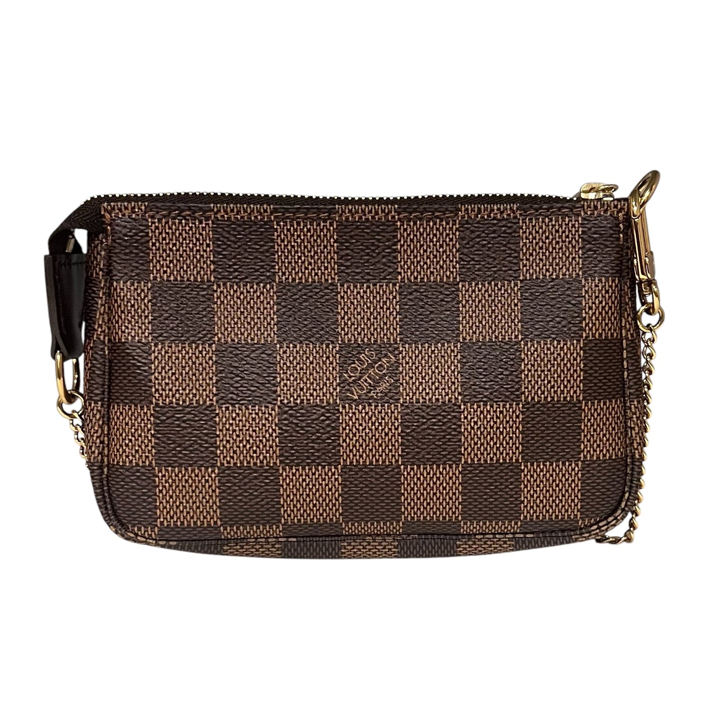 LOUIS VUITTON Pochette Accessoires in Damier Ebene