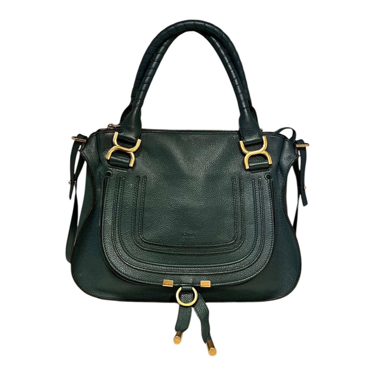 CHLOE Marcie Medium Satchel in Marine