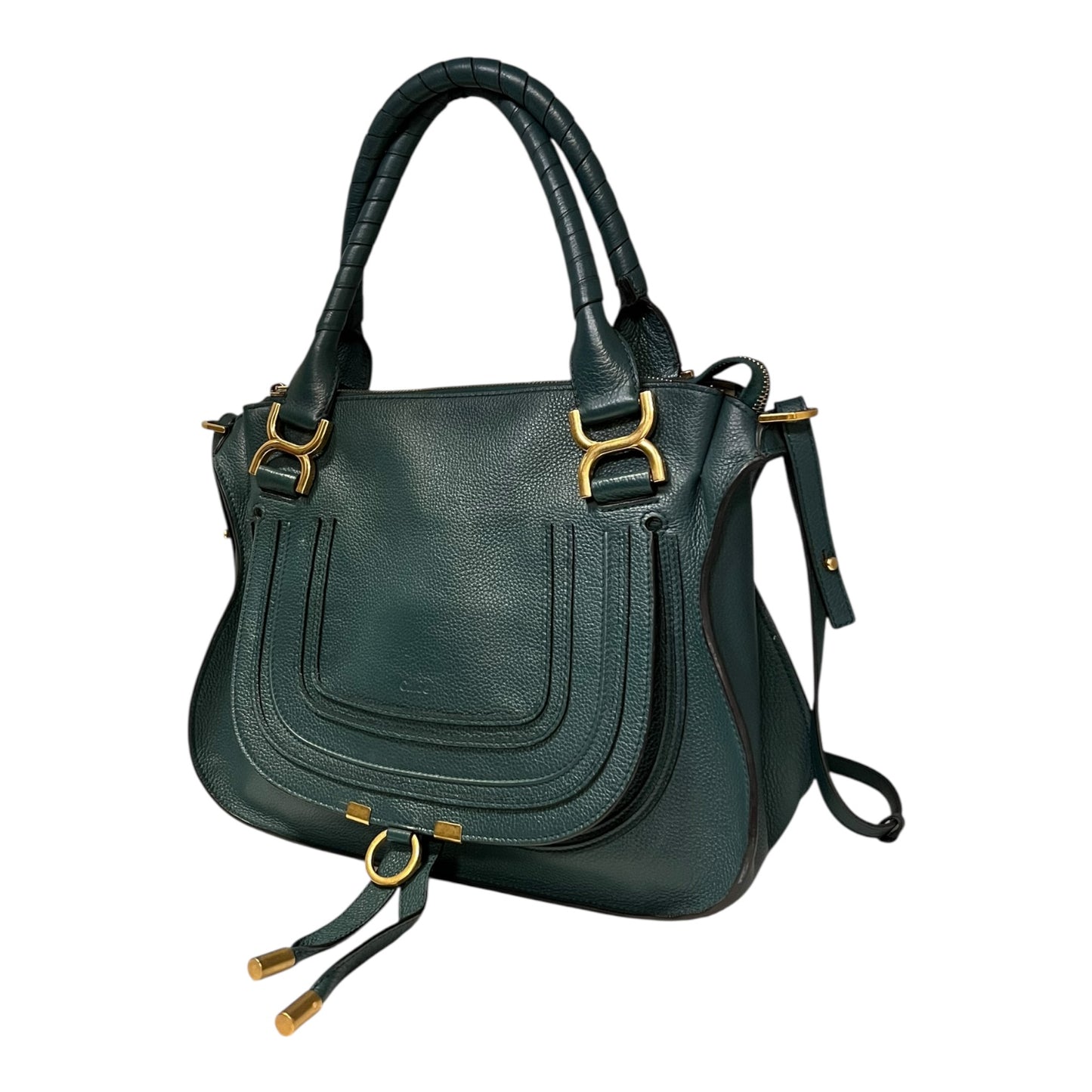 CHLOE Marcie Medium Satchel in Marine
