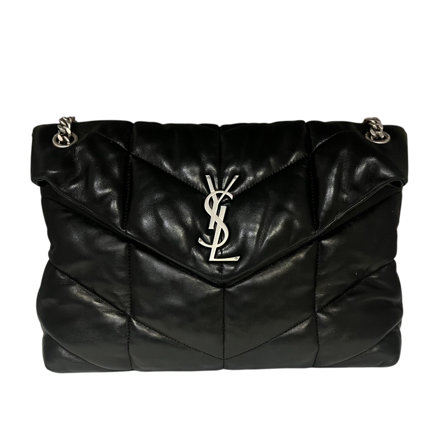 SAINT LAURENT Lou Lou Quilted Puffer Bag