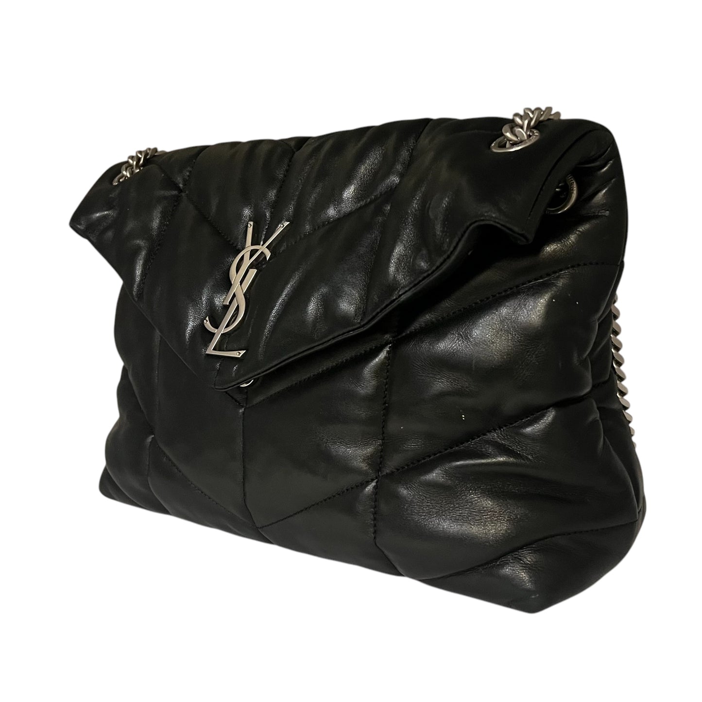 SAINT LAURENT Lou Lou Quilted Puffer Bag