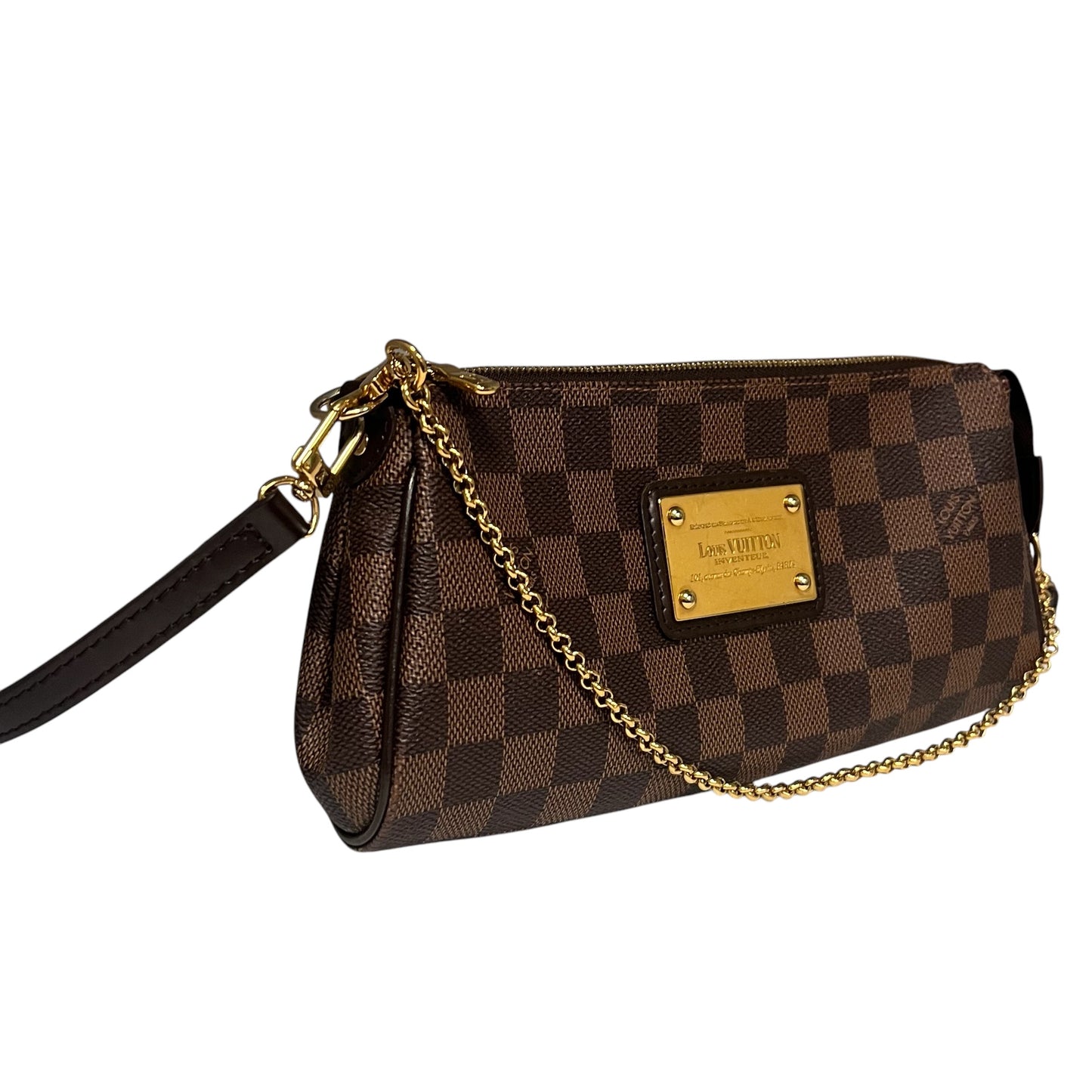 LOUIS VUITTON Eva Crossbody in Damier Ebene