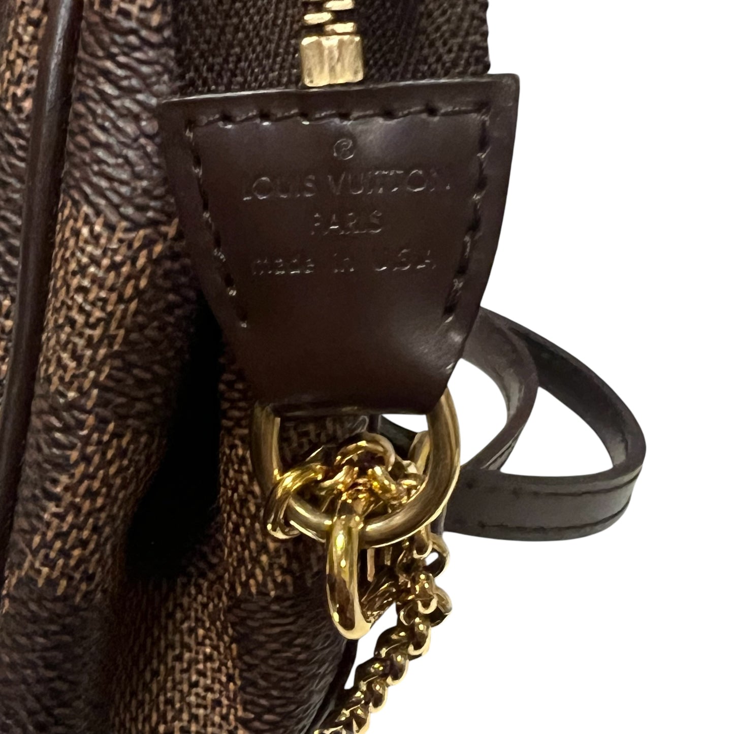 LOUIS VUITTON Eva Crossbody in Damier Ebene