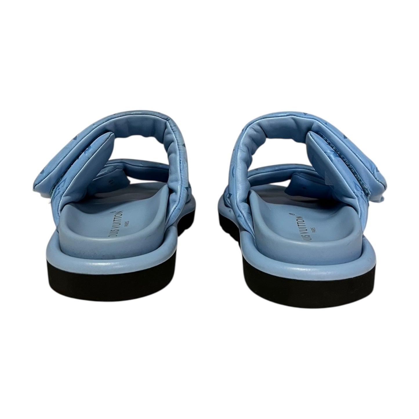 LOUIS VUITTON Pool Cushion Comfort Mule in Blue | 41