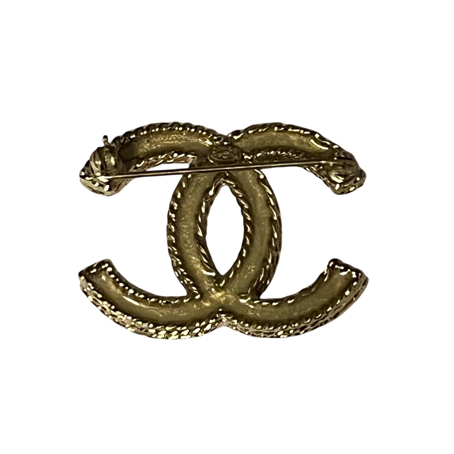 CHANEL Strass CC Brooch