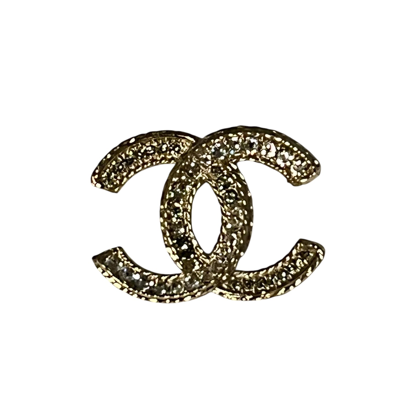 CHANEL Strass CC Brooch