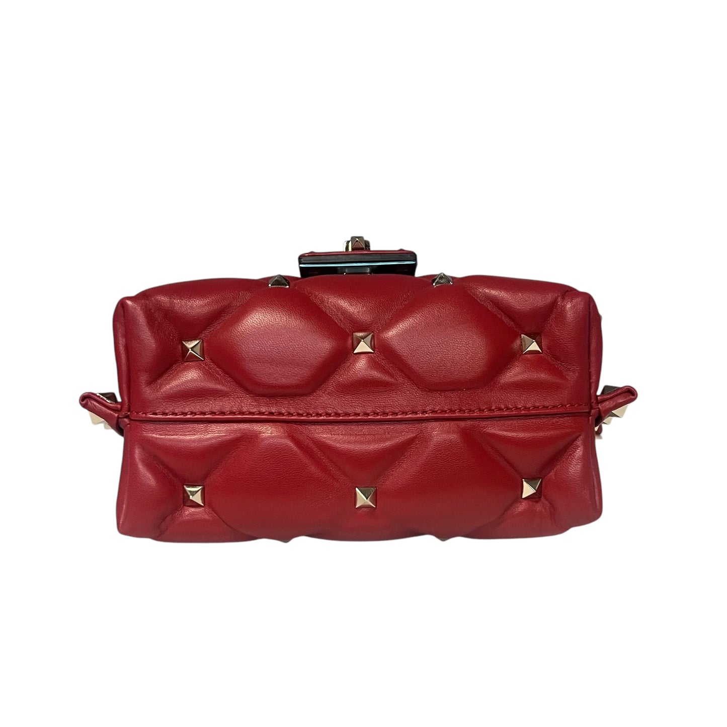 VALENTINO Mini Rockstud Crossbody Shoulder Bag Red