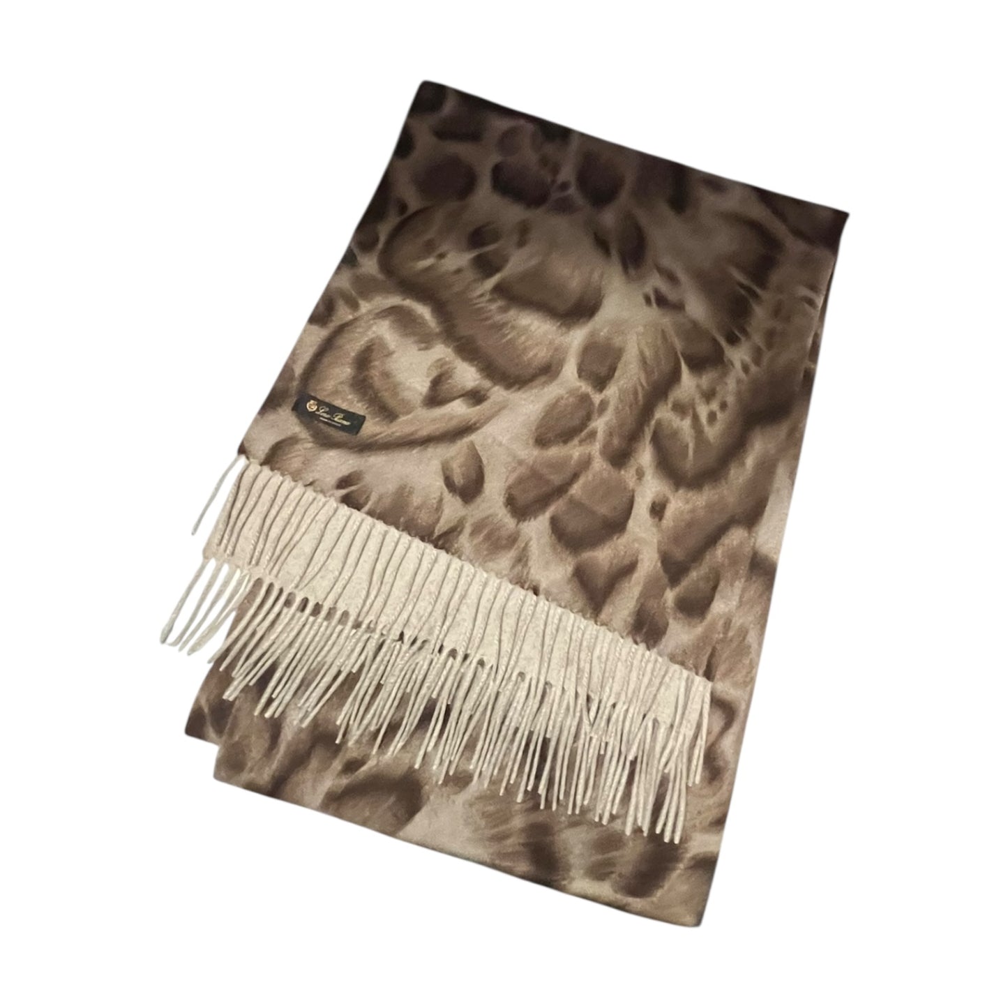 LORO PIANA Animal Two Tone Cashmere Stole
