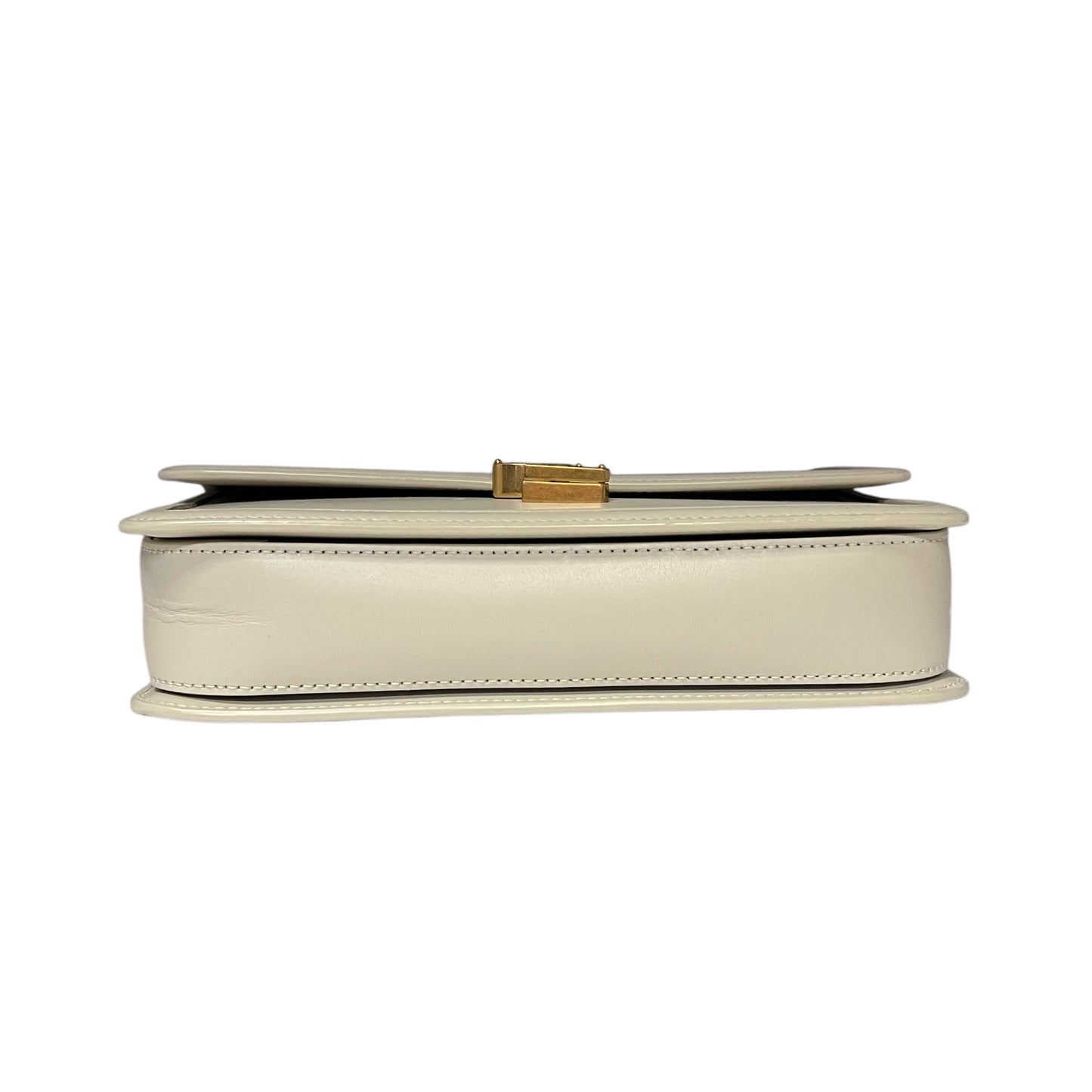SAINT LAURENT Solferino Monogram Shoulder Bag in Blanc Vintage | Medium