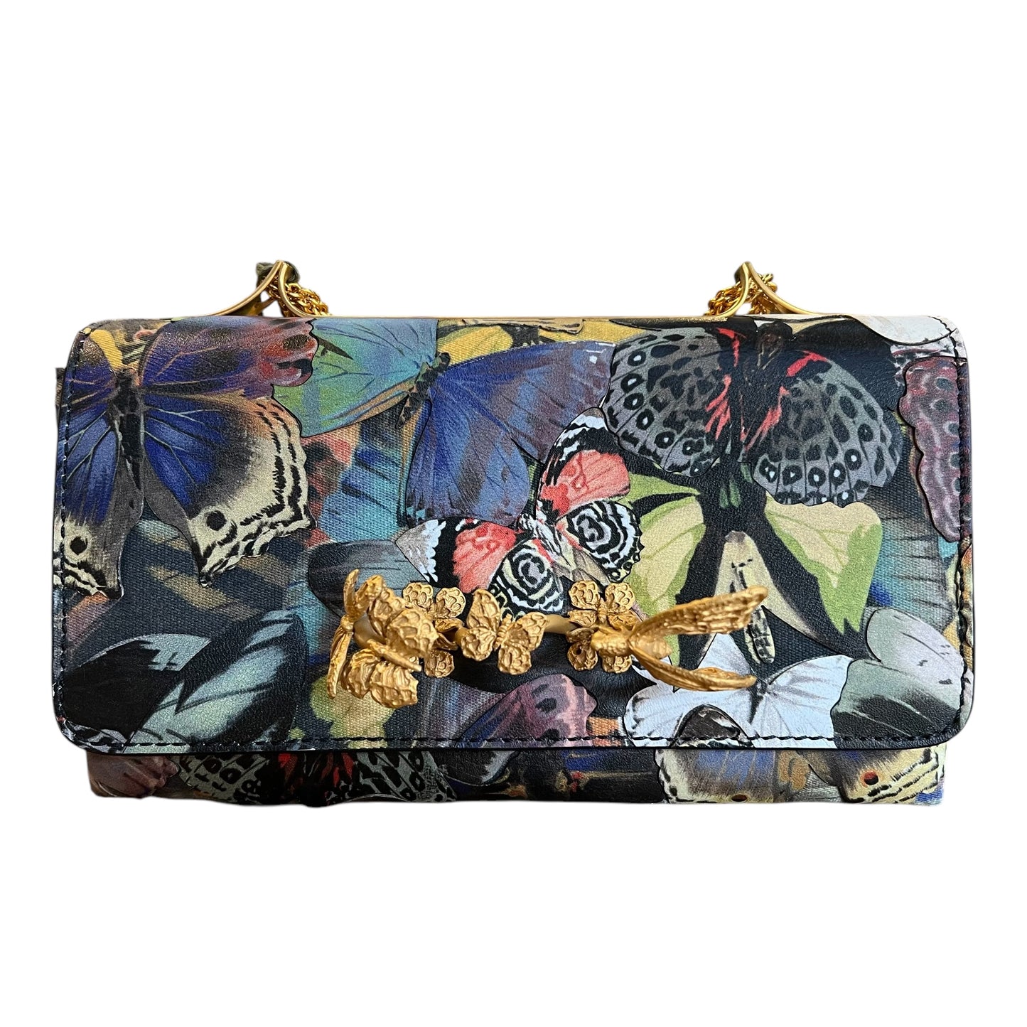 VALENTINO GARAVANI Camu Butterfly Va Va Voom Shoulder Bag