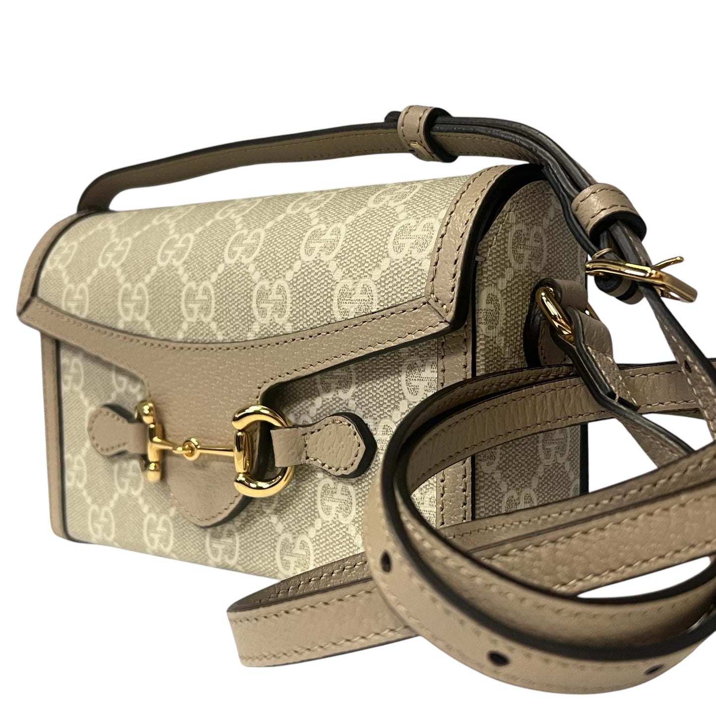 GUCCI Horsebit 1955 Mini Bag | Beige