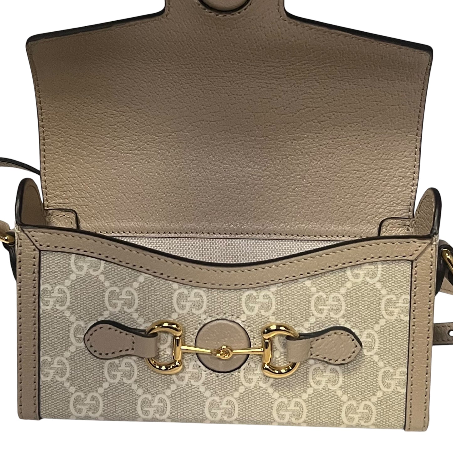 GUCCI Horsebit 1955 Mini Bag | Beige