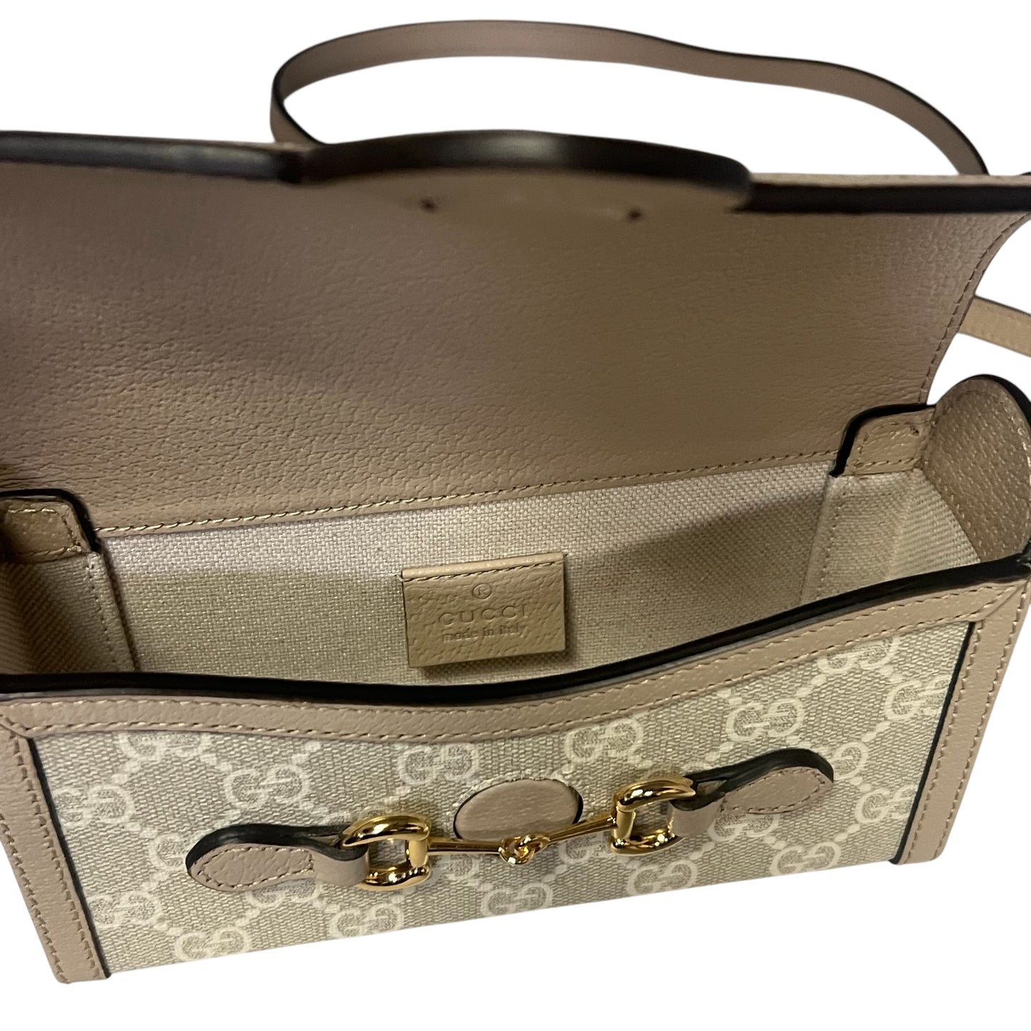 GUCCI Horsebit 1955 Mini Bag | Beige