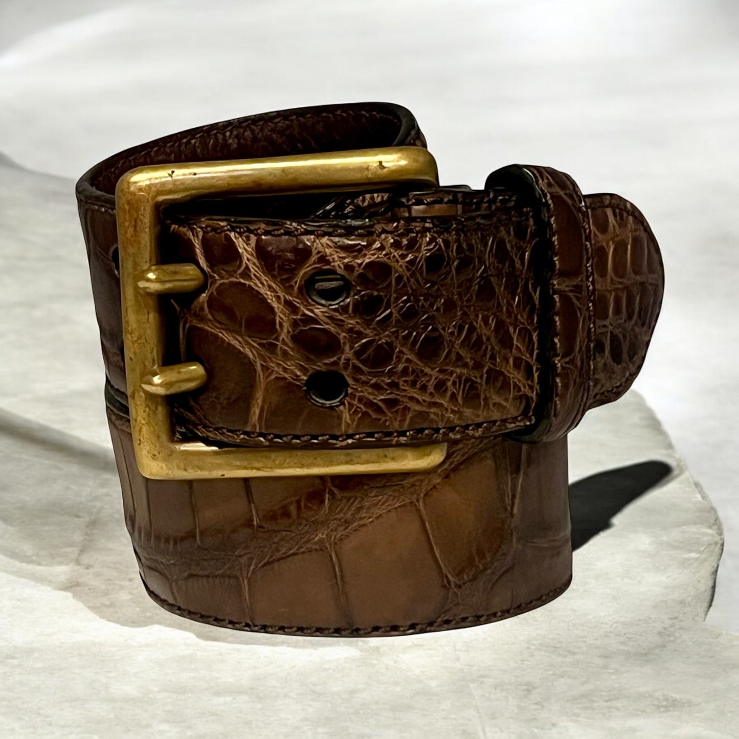 RALPH LAUREN American Alligator in Brown | 85