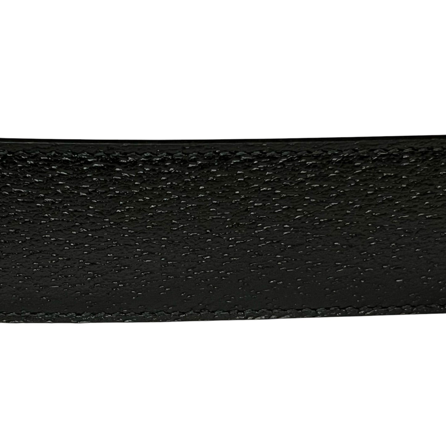 GUCCI GG Marmont Wide Belt | Black Grained | Size 85