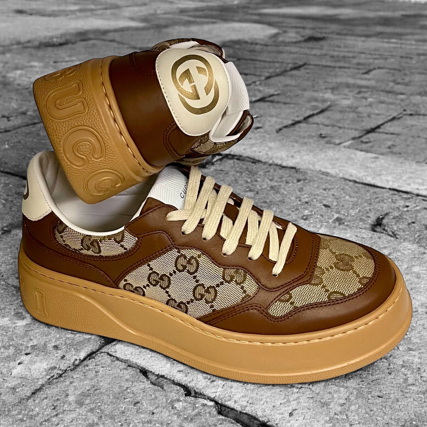 GUCCI GG Sneakers | Brown | 38