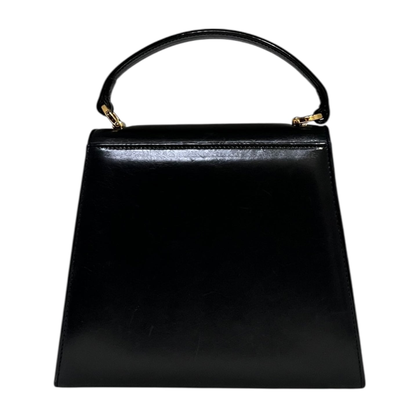 FERRAGAMO Vara Top Handle Crossbody in Navy