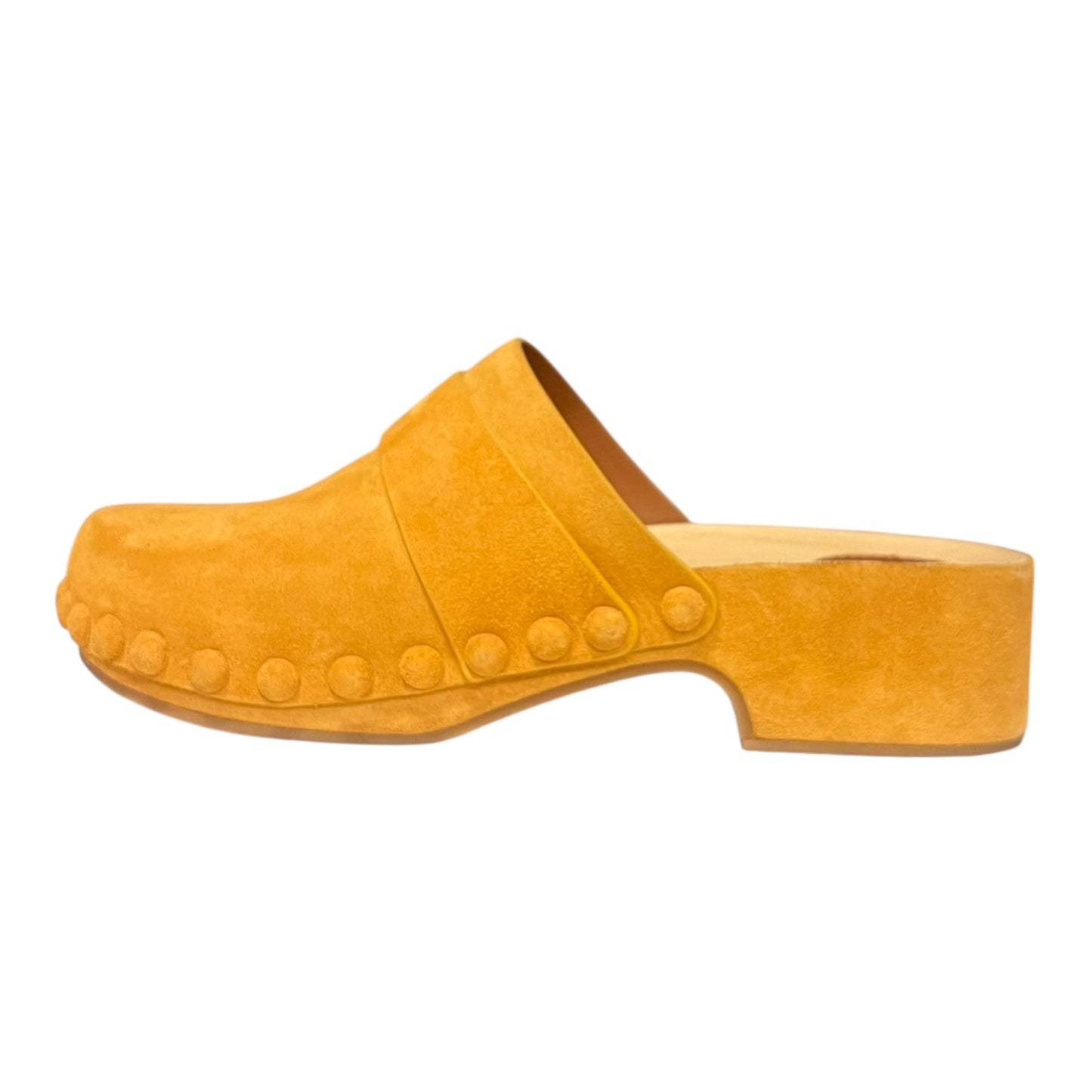 CHLOE Suede Clogs in Sunflower | 39