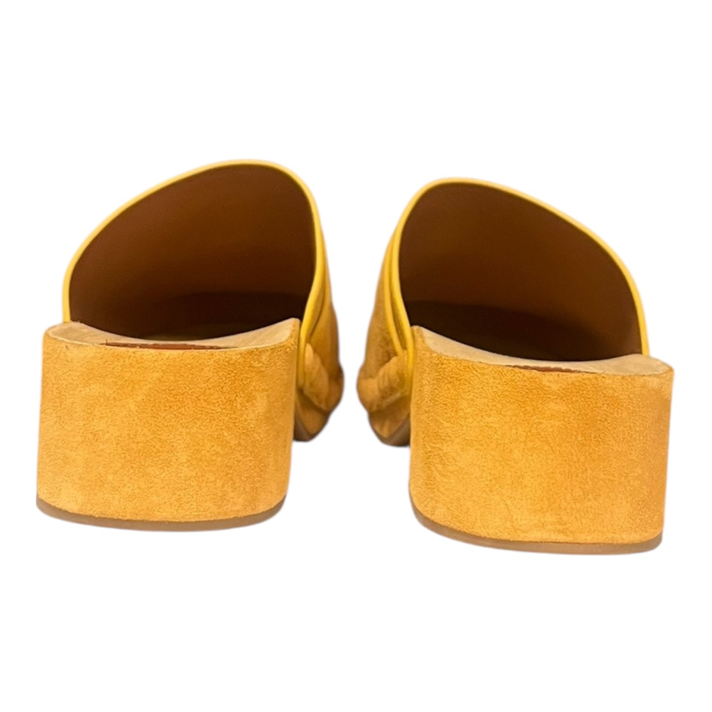 CHLOE Suede Clogs in Sunflower | 39