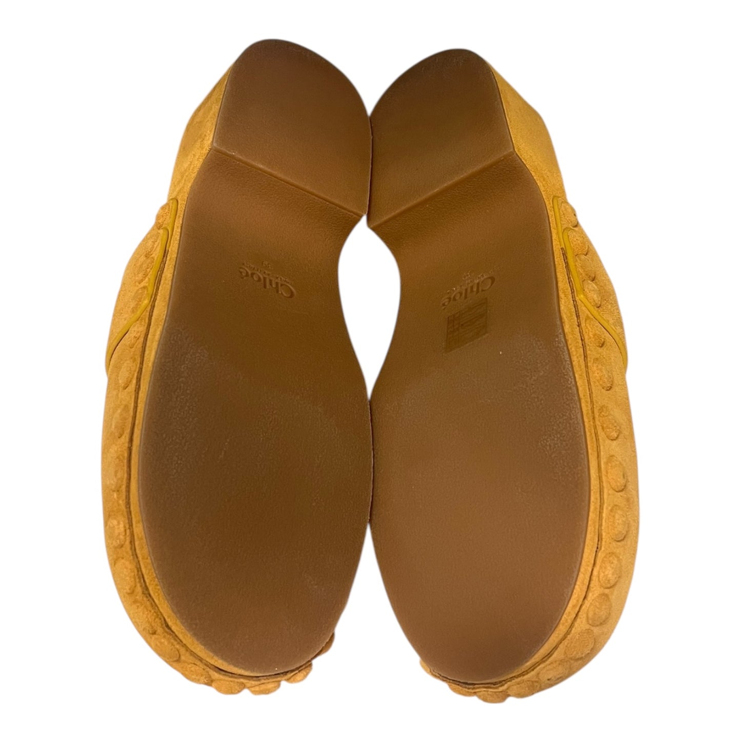 CHLOE Suede Clogs in Sunflower | 39