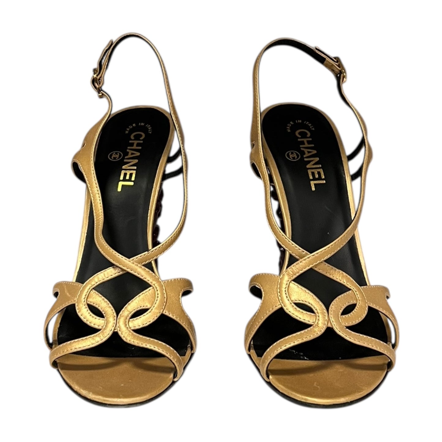 CHANEL Sculpted Jardin Sandal | 40