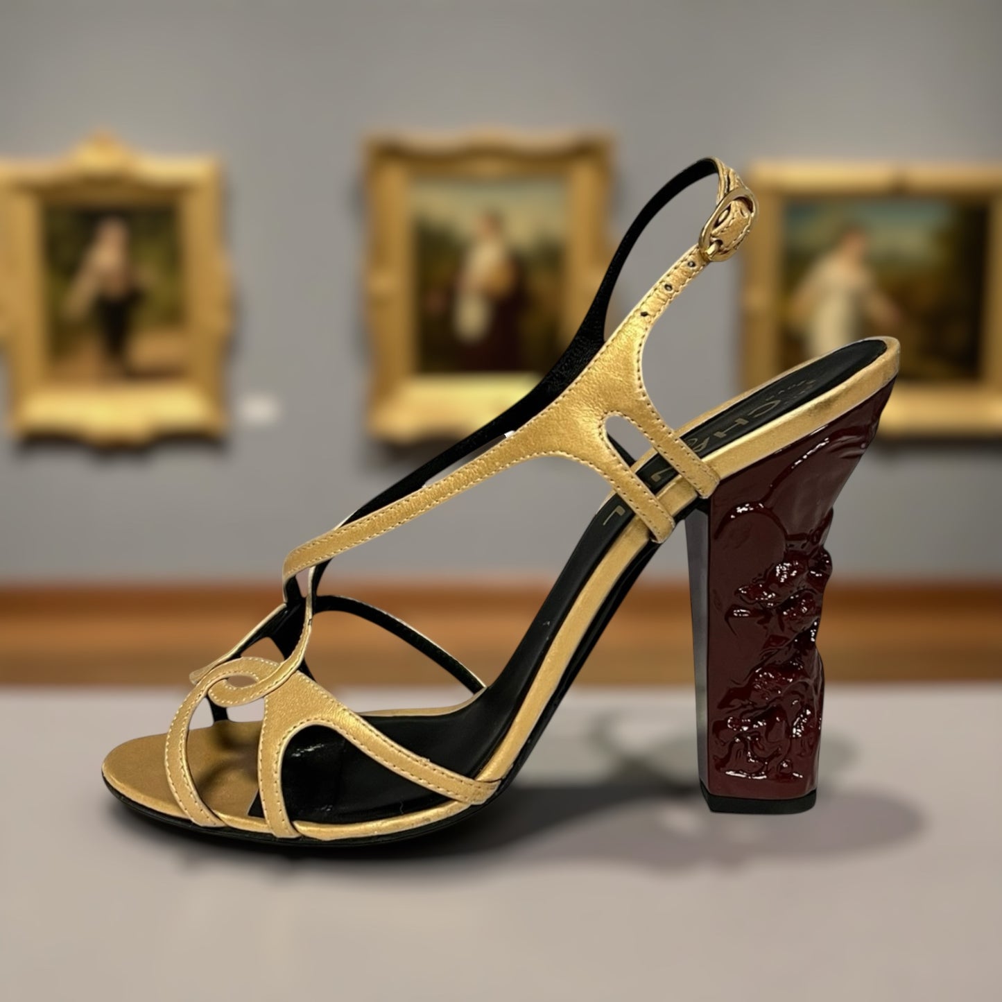 CHANEL Sculpted Jardin Sandal | 40