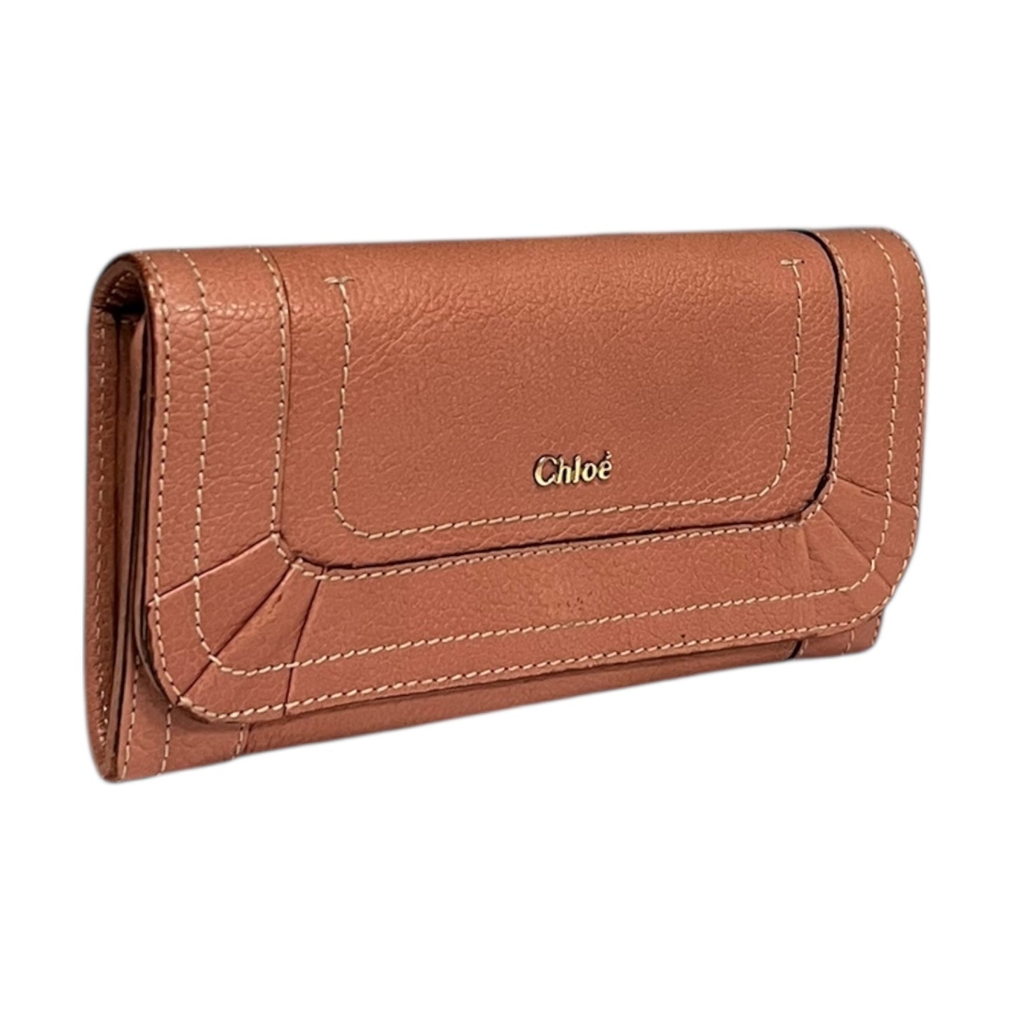 CHLOE Continental Wallet in Dusty Rose