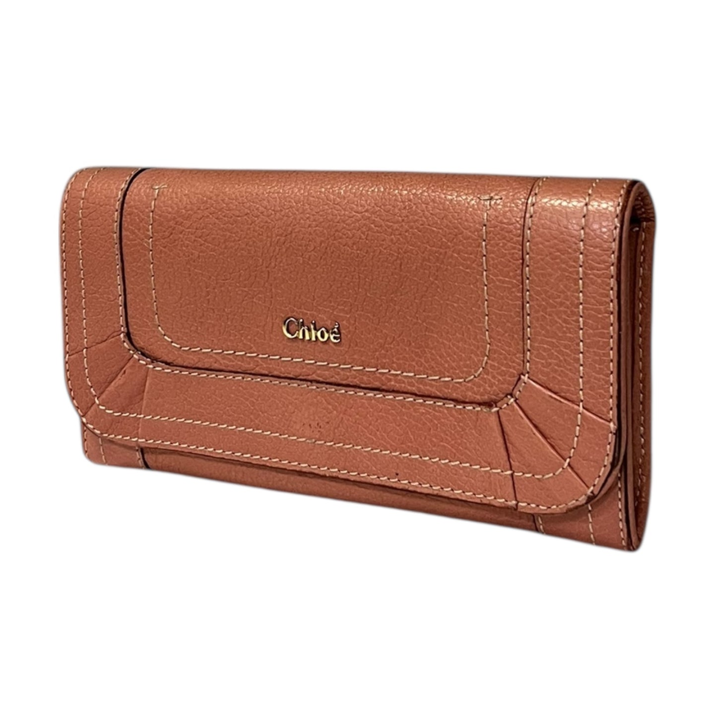 CHLOE Continental Wallet in Dusty Rose