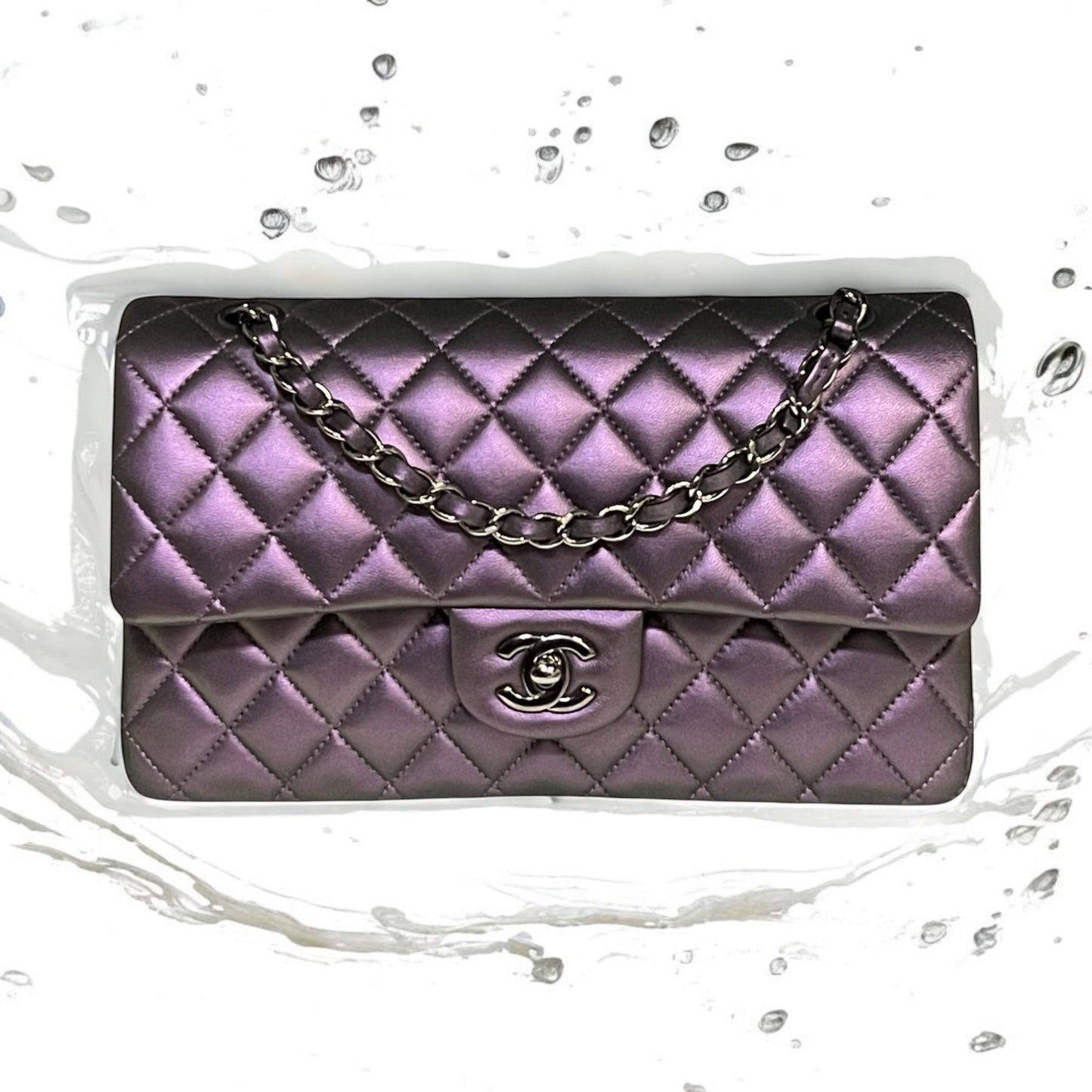 CHANEL Iridescent Medium Flap Bag