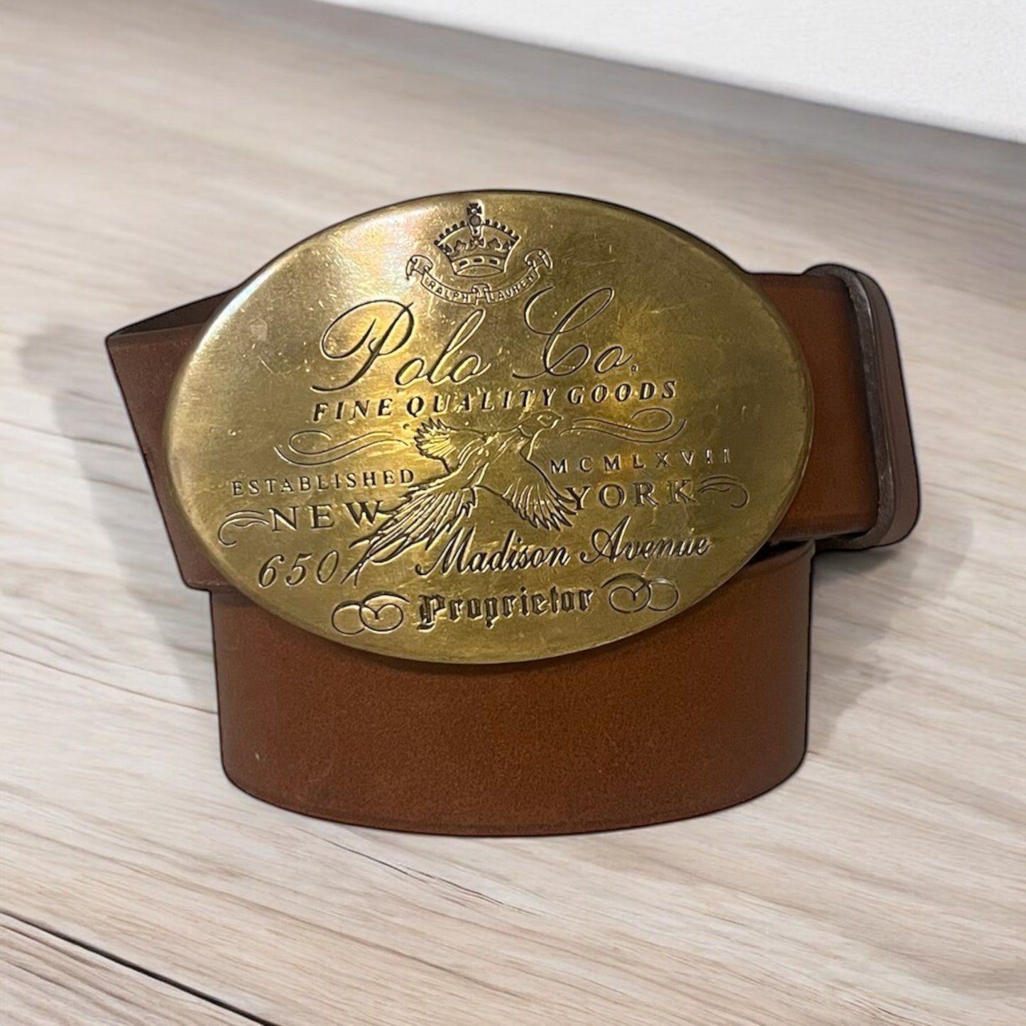 RALPH LAUREN Oval Buckle Belt