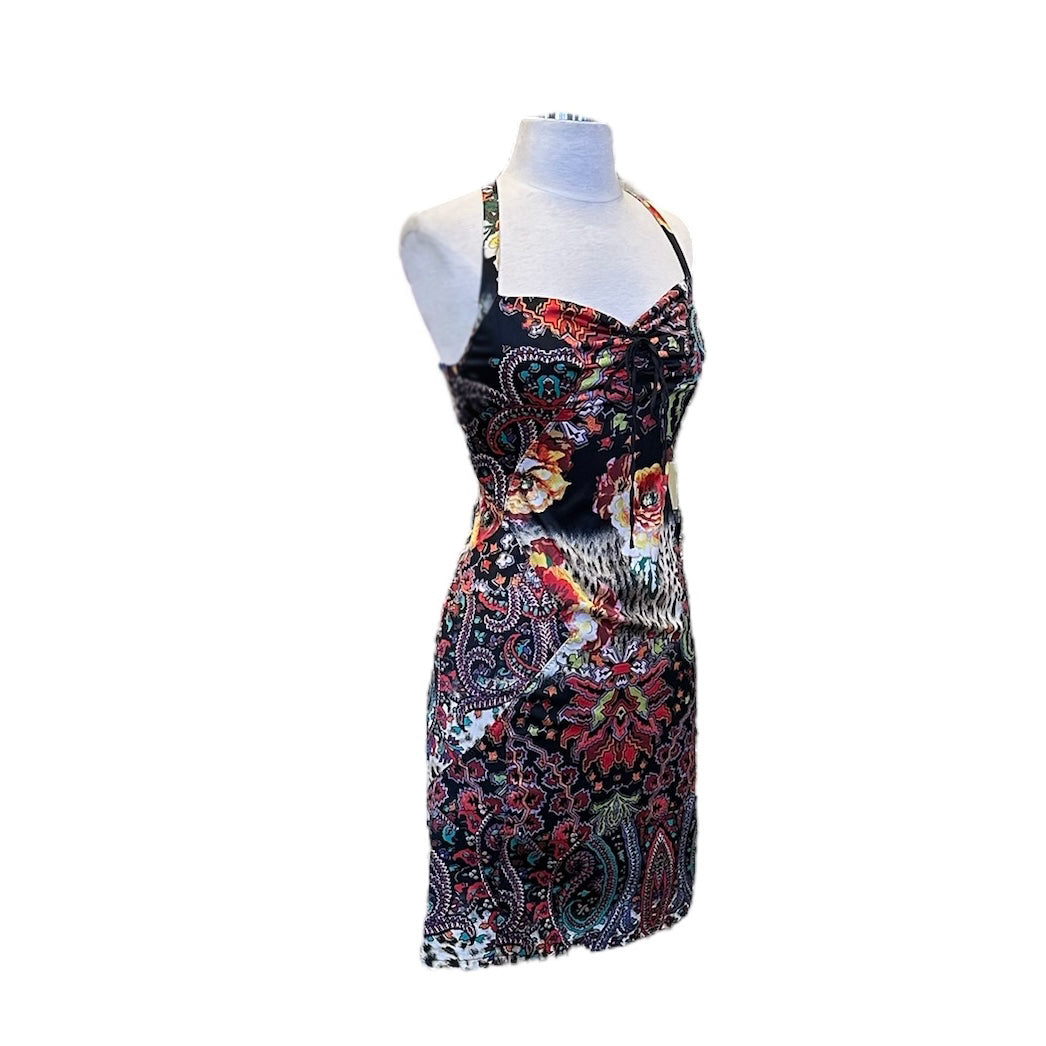 JUSTCAVALLI Print Mini Dress | Size Small