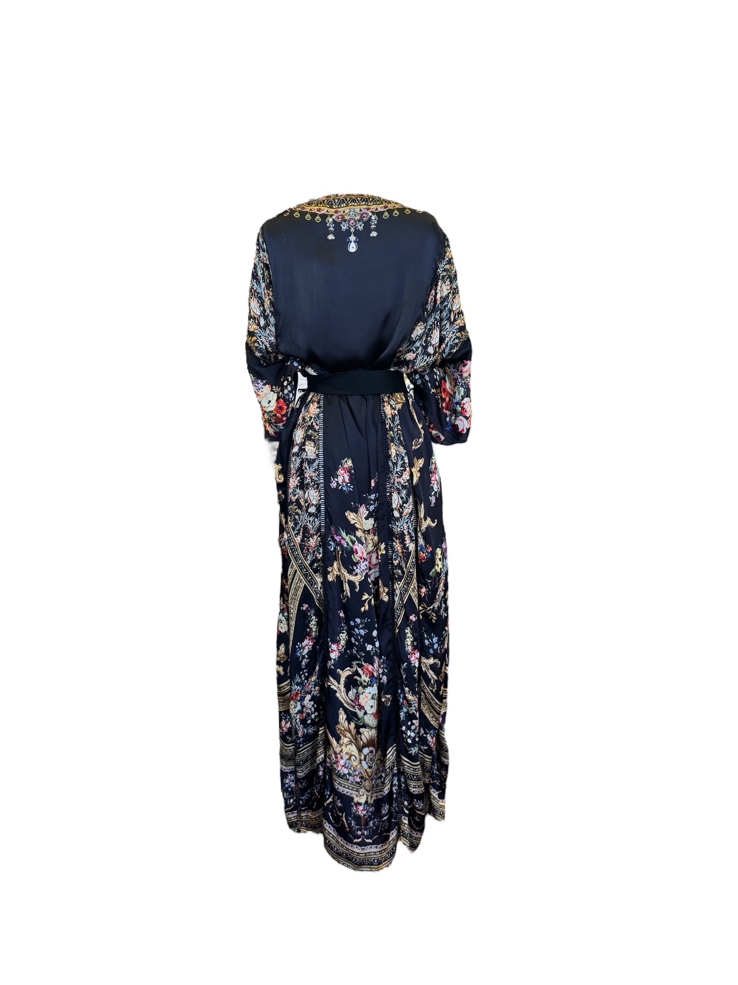 CAMILLA Floral Embellished Caftan + Belt | One Size